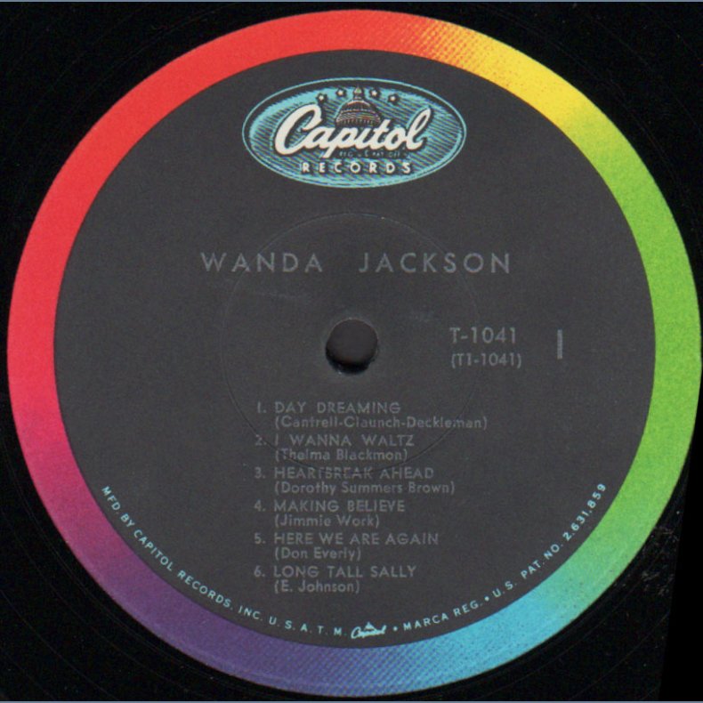 Wanda Jackson - 1962 US 2nd Pressing 12-track LP