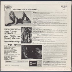 Barbarella - 1968 UK Pressed Original Film Soundtrack LP