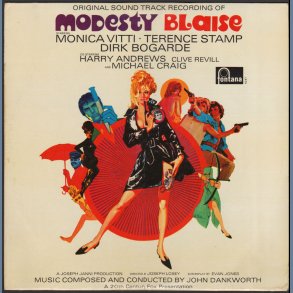 Modesty Blaise - 1968 UK Pressed Original Soundtrack Mono LP