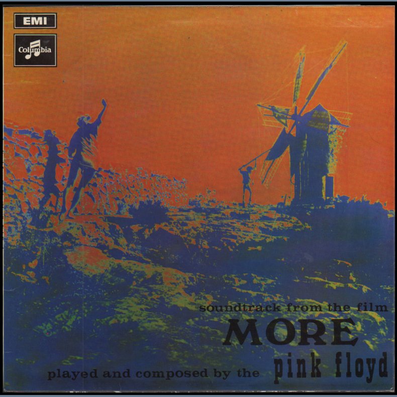 Soundtrack from the Film More - mid- to late 1970ies UK Columbia 13-track LP - Two Box Labels