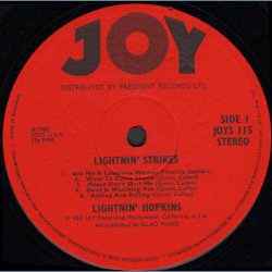 Lightnin' Strikes - Original 1968 UK 2nd pressing 10-track LP