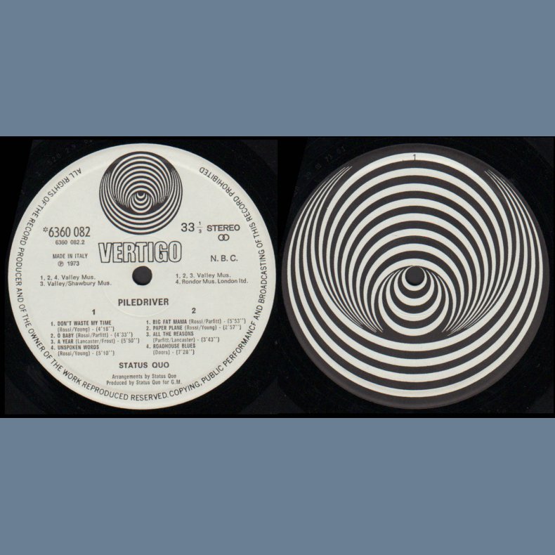 Piledriver - Original Italian LP Pressing