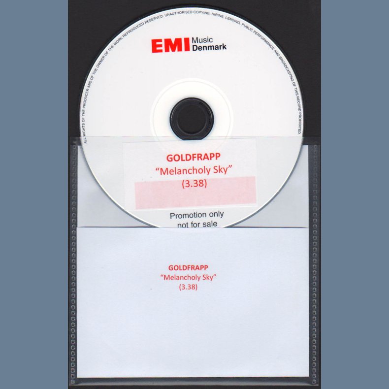 Melancholy Sky - 2012 Danish 1-track Promotional Issue CD Acetate