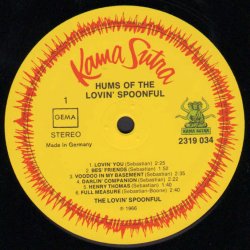 Hums Of The Lovin' Spoonful - Original 1966 German LP Issue