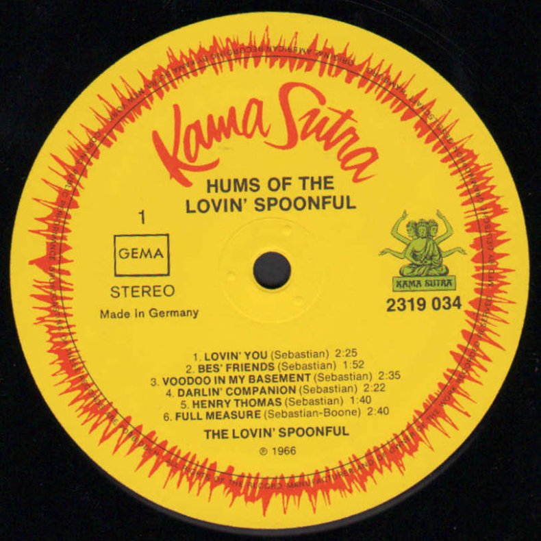 Hums Of The Lovin' Spoonful - Original 1966 German LP Issue