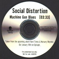 Machine Gun Blues - 2010 Dutch Pressed 1-track Promotional CD acetate