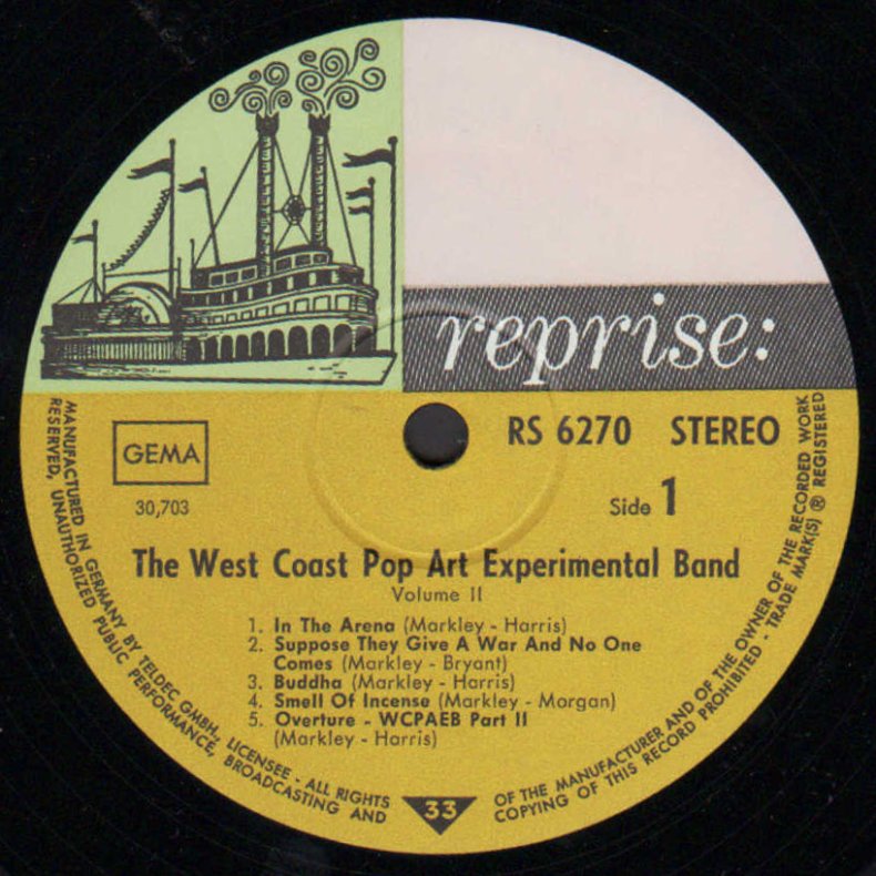 Vol. 2 (Breaking Through) - Original 1967 German 10-track LP