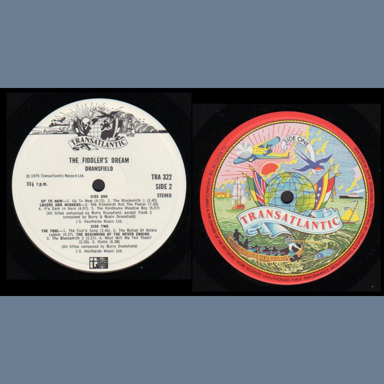 The Fiddler's Dream - Original 1973 UK 10-track LP