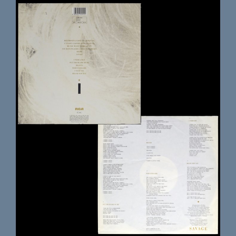 Savage - Original German 12-track Vinyl LP Incl. Poster