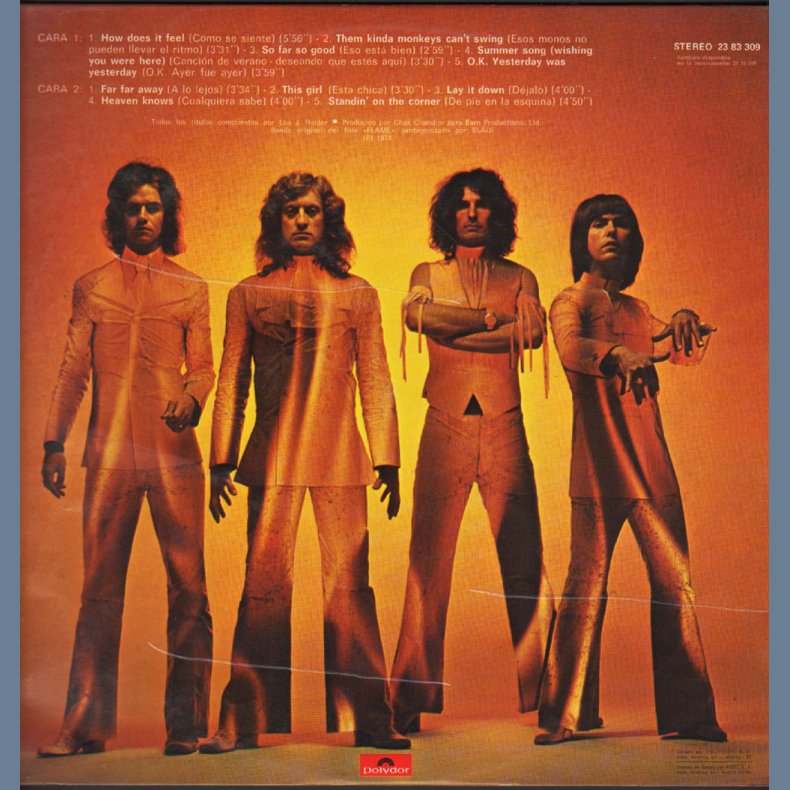 Slade In Flame - Original Spanish Vinyl LP