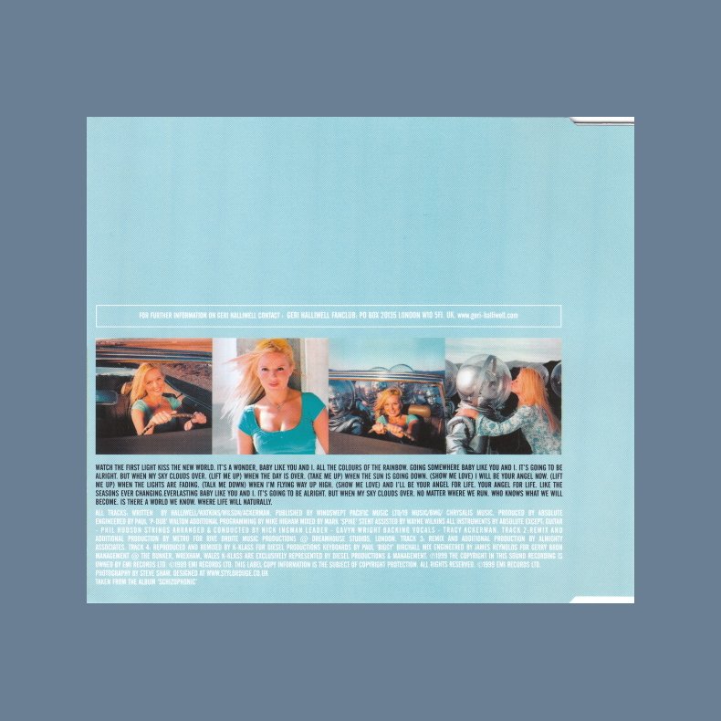 Lift Me Up - 1999 Dutch pressed 4-track Remix CD Single