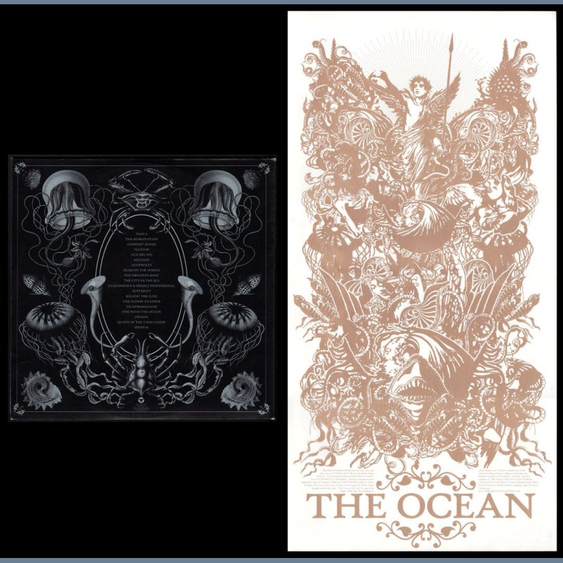 Fluxion/Aeolian  - 2006 US 2nd pressing black, white and grey marbled 3LP issue 