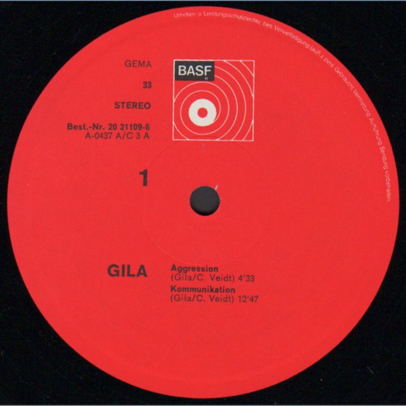 Gila - Original 1971 German BASF label 6-track Vinyl LP