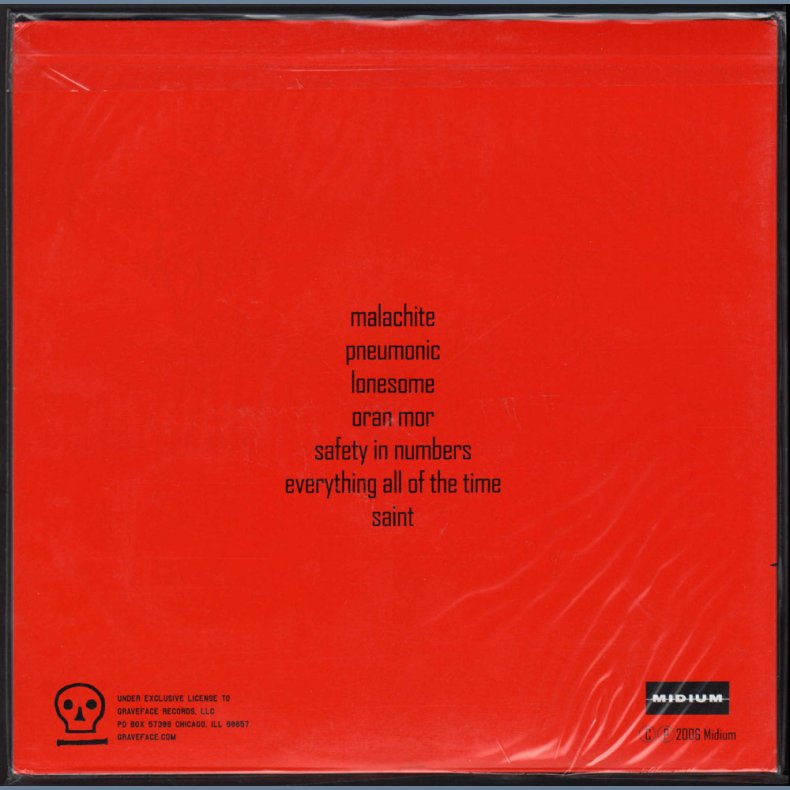 Solace - Original 2007 US Graveface label Red &amp; Black Vinyl 2LP Set