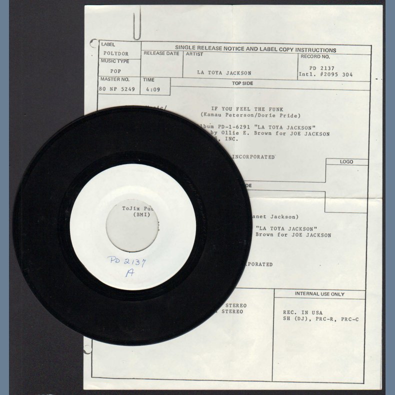 If You Feel Like The Funk - 2-track Testpressing 7" Single