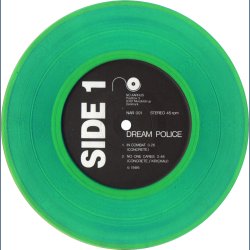 In Combat EP - 1986 Danish 4-track Translucent Green Vinyl 7" Single - Autographed