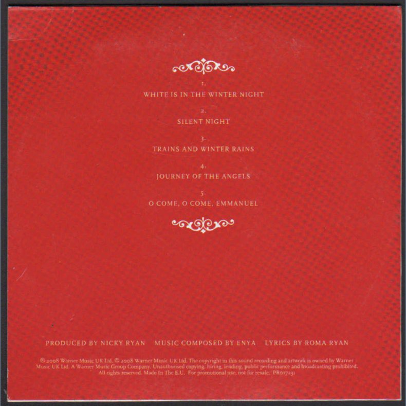 And Winter Came... A Christmas Sampler - 2008 German 5-track promotional issue CD