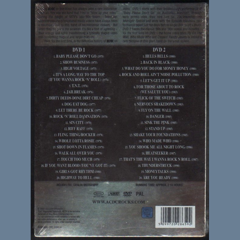 Family Jewels - 2005 European 40-track 2-Disc DVD Set