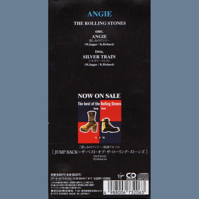 Angie - 1997 Japanese-only 2-track 3" CD single 