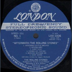 Aftermath - 1978 14-track Japanese LP Issue