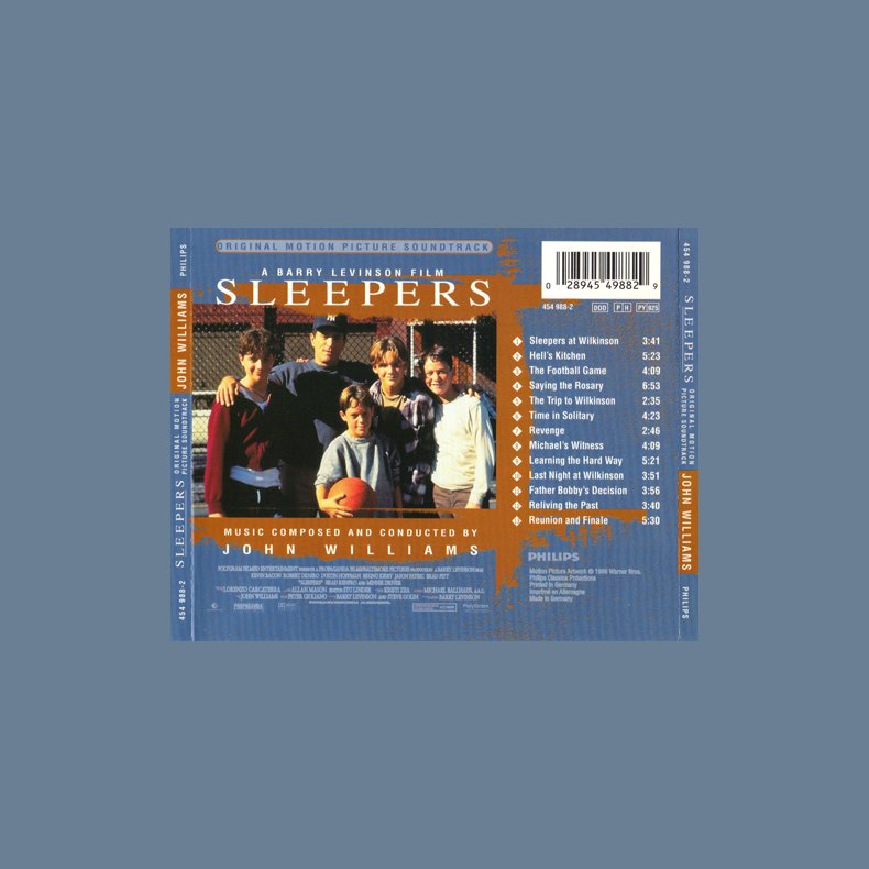 Sleepers - 1996 German pressed 13-track Soundtrack CD