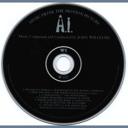 Artifical Intelligence - 2001 Germany pressed Warner Sunset label Music From The Motion Picture CD