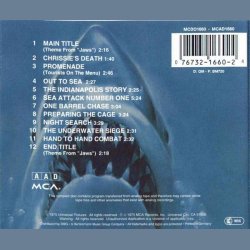 Jaws - 1992 German pressed MCA Label Soundtrack 12-track CD Reissue
