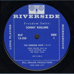 Freedom Suite - Original 1958 US Riverside 6-track Mono LP