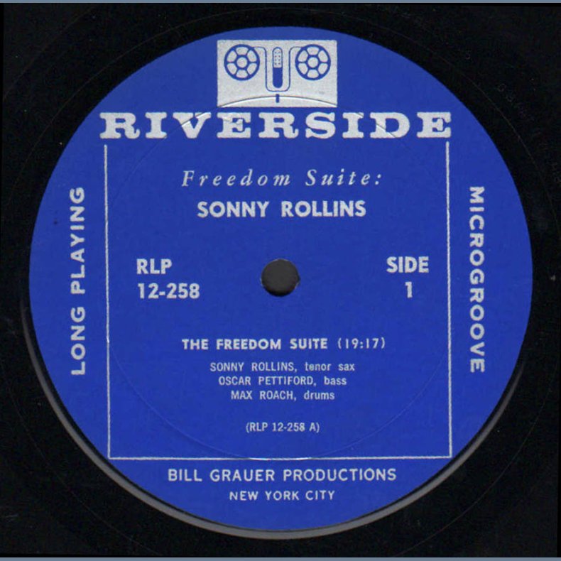 Freedom Suite - Original 1958 US Riverside 6-track Mono LP