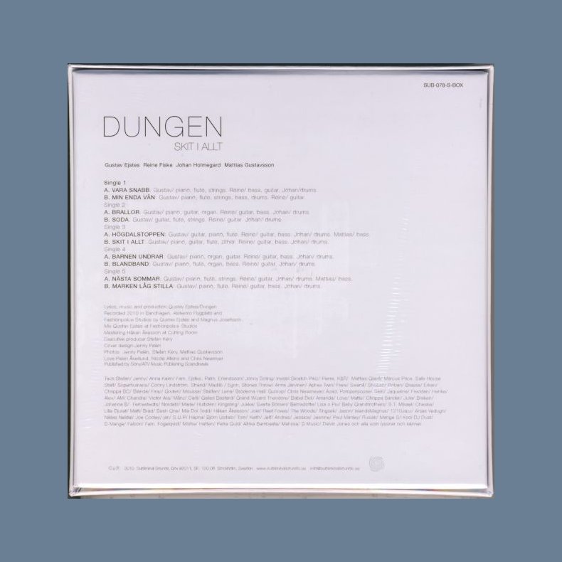 Skit I Allt - Instrumental Mixes - 2010 Swedish pressed 10-track limited edition 5 x 7inch 