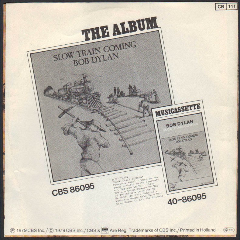 Precious Angel b/w Trouble In Mind - 1979 UK/Dutch 2-track 7" Single