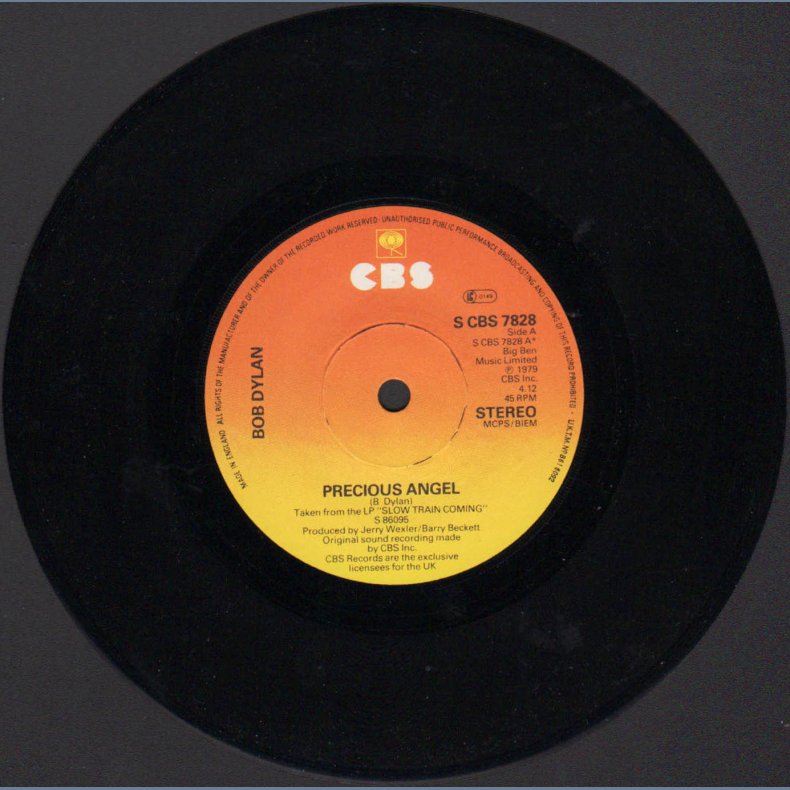 Precious Angel b/w Trouble In Mind - 1979 UK/Dutch 2-track 7" Single