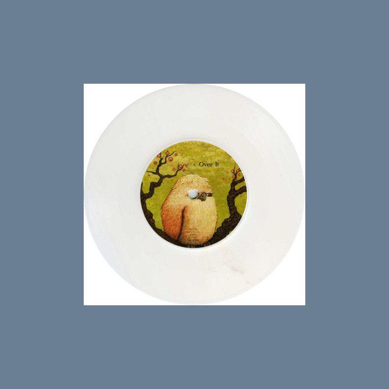 Over It - 2009 Belgian pressed 2-track white vinyl 7" Single