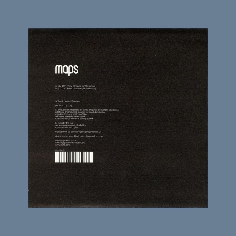 You Dont Know Her Name - 2007 UK pressed 2-track 7" Single