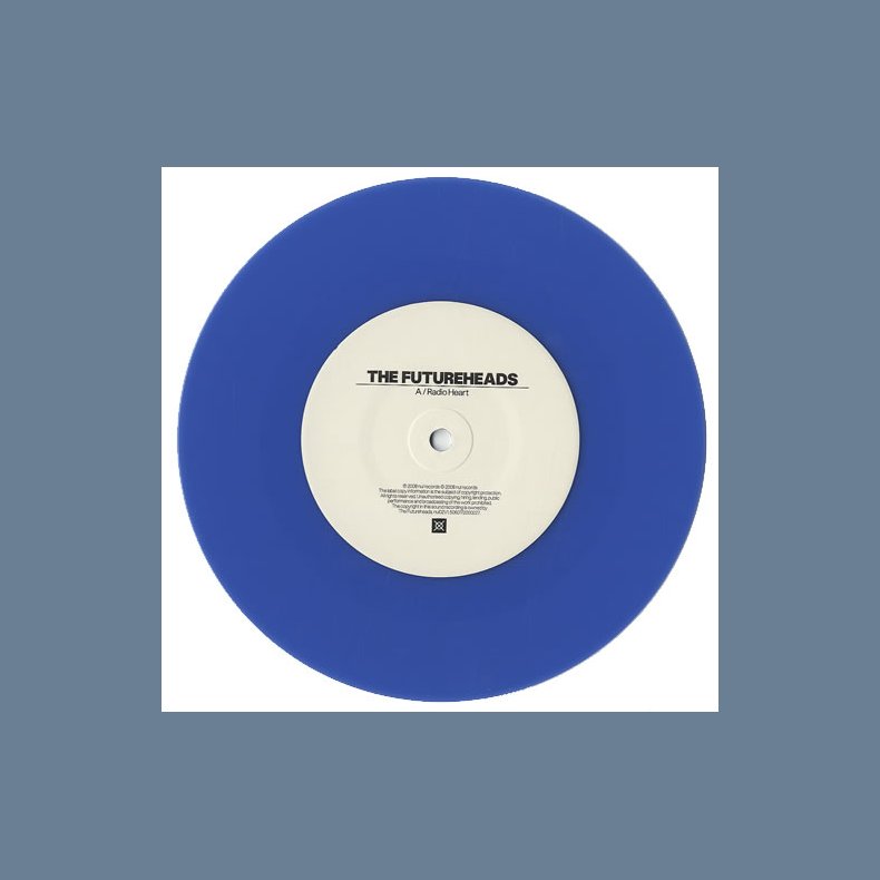 Radio Heart - 2008 UK pressed 2-track blue vinyl 7" Single