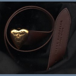 Golden Heart - Promotional Issue Brown Leather Belt