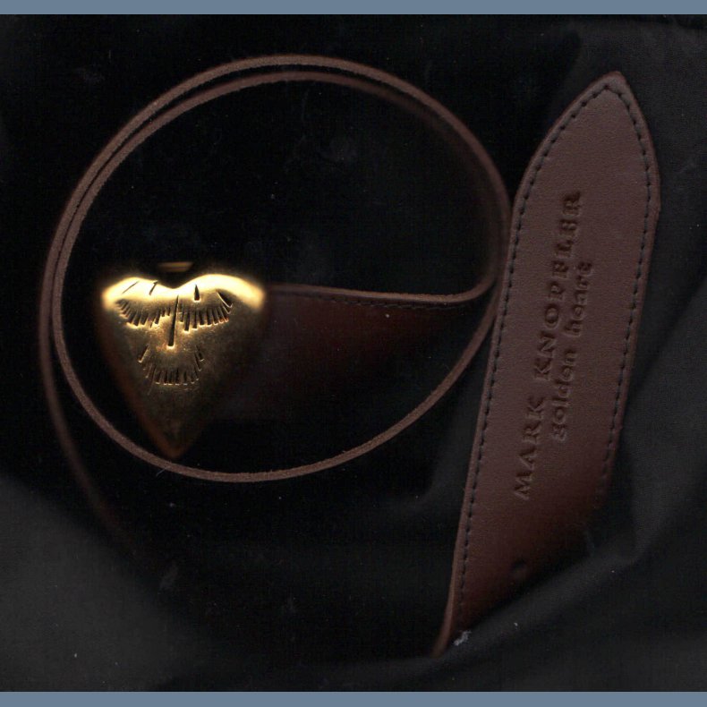 Golden Heart - Promotional Issue Brown Leather Belt
