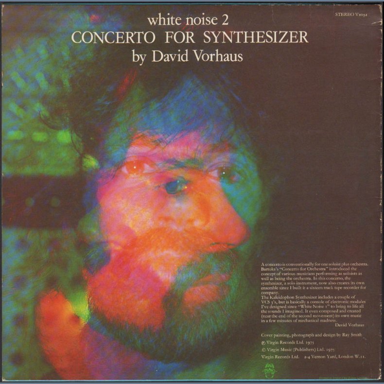 White Noise II - Concerto for Synthesizer - Original 1974 UK 4-track LP - Full colour 'Twin Virgins'