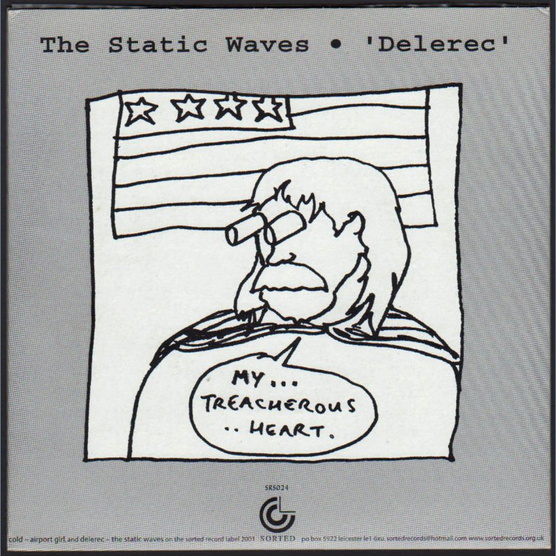 Delerec b/w Cold - 2001 UK pressed 2-track 7" Split-single