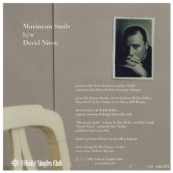 Maximum Smile - 2003 Germain pressed 2-track Limited Edition white vinyl 7" Single