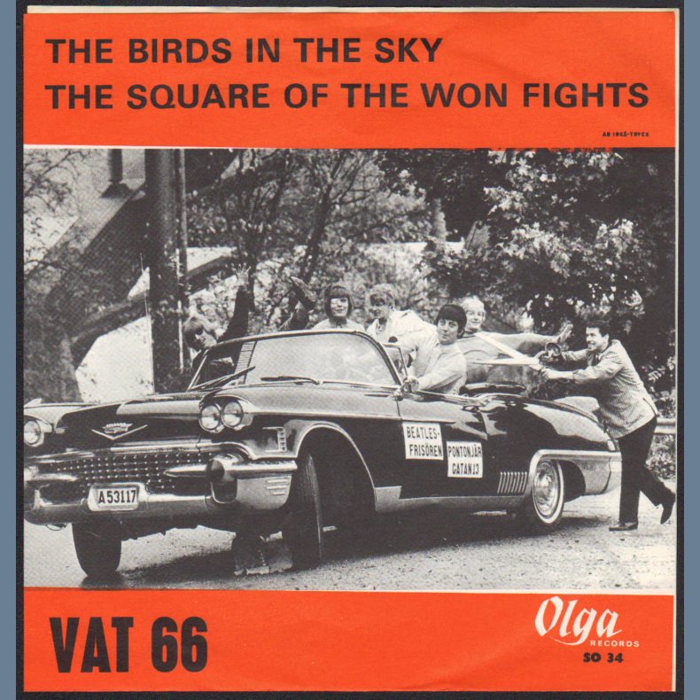 The Birds In The Sky b/w The Quare Of The Won Fights - 1966 Swedish pressed 2-track 7" Single