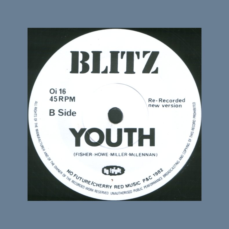 Warrirs b/w Youth - 1982 UK pressed 2-track 7" Single