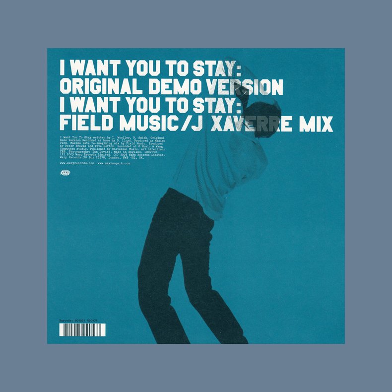 I Want You To Stay - 2005 UK pressed 2-track 'Part 1' Turquoise vinyl 7" Single