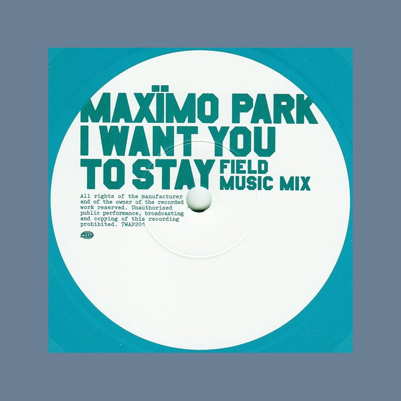 I Want You To Stay - 2005 UK pressed 2-track 'Part 1' Turquoise vinyl 7" Single