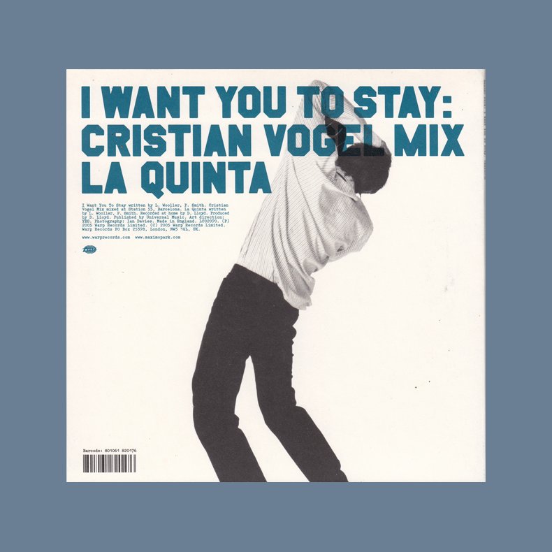 I Want You To Stay - 2005 UK pressed 2-track 'Part 2' white vinyl 7" Single