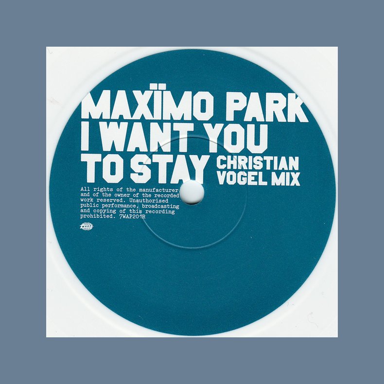 I Want You To Stay - 2005 UK pressed 2-track 'Part 2' white vinyl 7" Single