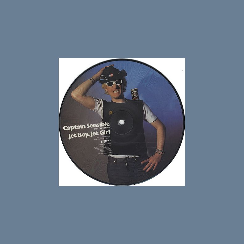 Wait For The Blackout - 1982 UK pressed 2-track Picture Disc 7" Split-Single