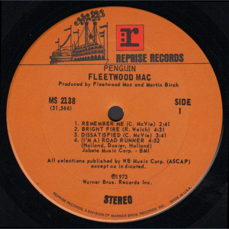 Penguin - Original 1973 US 9-track LP Issue