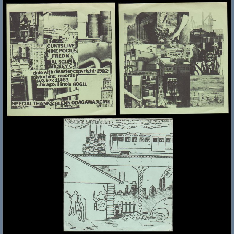 A Date With Disaster - Rare 1982 US Disturbing label 2-track 7" Single