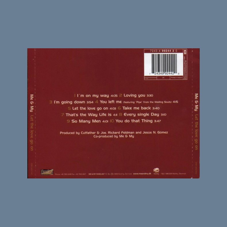 Let Love Go On - 1999 10-track Full Album CD